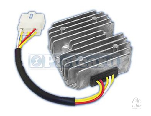 [Pietcard Electronica] Regulador de voltaje Trifásico [CC] [12V] [30A] 1157- Tecn. Mosfet 750CC Suzuki GSX 250-600-750-800-1000 85-26, GSX-F 800 25-26, GSX-FRQ 800 2024, GSX-Q 800 25-26, GSX-RA 1000 2024, GSX-RA ABS 1000 2025… (19 modelos)