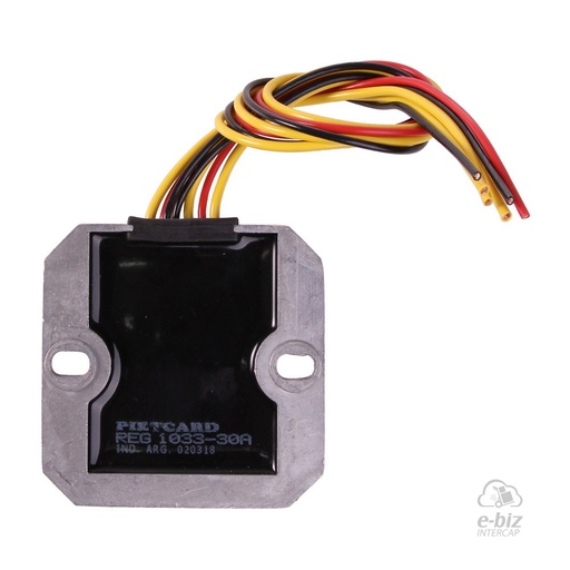 [Pietcard Electronica] Regulador de voltaje Trifásico [CC] [12V] [30A] Tecn. Mosfet Honda REBEL 250 / CB1 400 / VFR400 / Suzuki GSX250 / DR 250 / Yamaha TTR 250