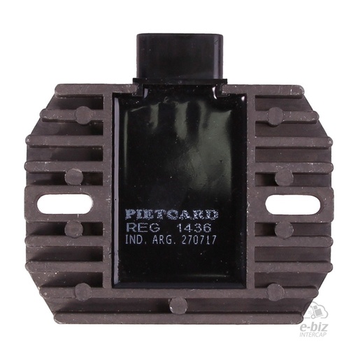 [Pietcard Electronica] Regulador de voltaje Trifásico [CC] [12V] [30A] Tecn. Mosfet AÑO 2007 2008 Yamaha YZF 600 R6 -Suzuki GSR 600-Kawasaki KXF 450 R