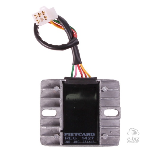 [Pietcard Electronica] Regulador de voltaje Monofásico [CC] [12V] [10A] AÑO 2015 Mon. 10A. LUZ / ENCENDIDA EJ:Brava NEVADA 110-ALTINO 150 / 180-Zanella ZR / ZTT / ZR 250-MIRAGE 110