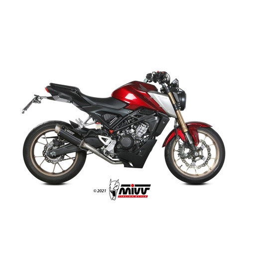 [MIVV] Escape Full system 1X1 GP Pro Black Honda CB 125 R 2021-24