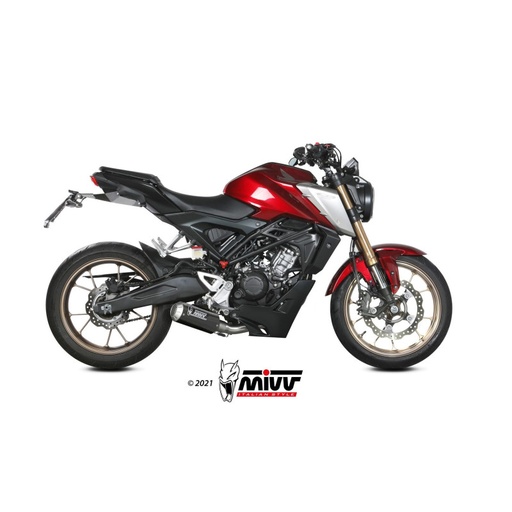 [MIVV] Escape Full system 1X1 MK3 carbono Honda CB 125 R 2021-24