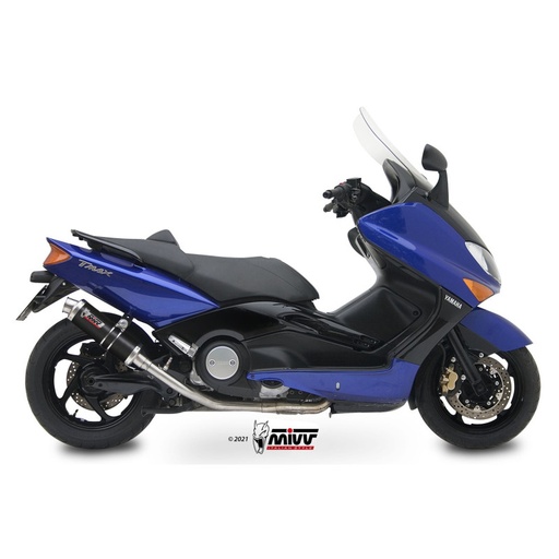 [MIVV] Escape Full system 2X1 GP black Yamaha T-MAX 500 2001-07