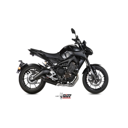 [MIVV] Escape Full system 3X1 Suono black con tapa carbono Yamaha MT-09 / FZ-09 2013-20
