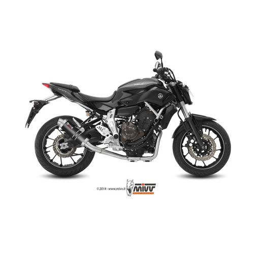 [MIVV] Escape system 2x1 GP carbono Yamaha MT-07 / FZ-07 2014-24