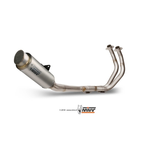 [MIVV] Escape system 2x1 GP Pro Titanio Yamaha MT-07 / FZ-07 2014-20