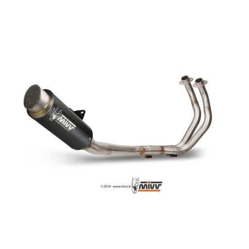 [MIVV] Escape system 2x1 GP Pro black Yamaha MT-07 2014-20, FZ-07 2014-20