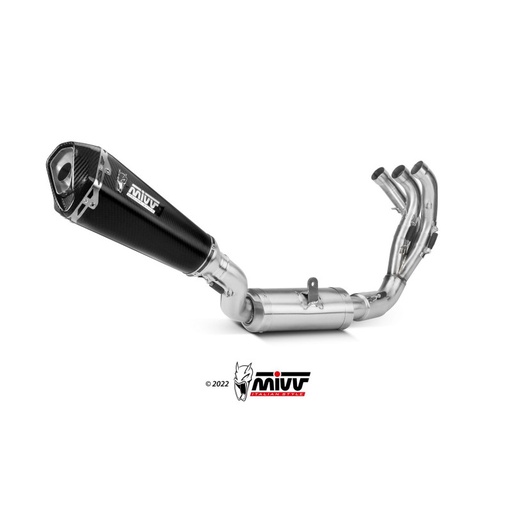 [MIVV] Escape system 3X1 Delta carbono Yamaha MT-09 SP 21-23 || Yamaha FZ-09 2021-23