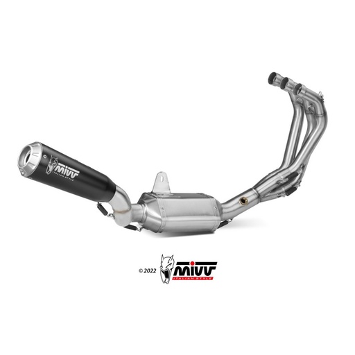 [MIVV] Escape Full system 3X1 X-M1 black Yamaha MT-09 / FZ-09 2013-20
