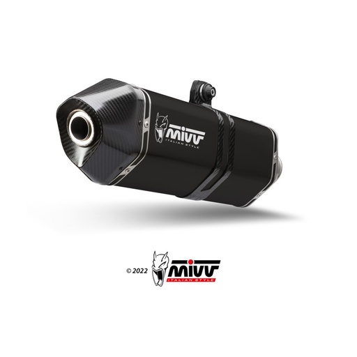 [MIVV] Escape Full system 1X1 Delta Race black Piaggio Vespa GTS 300 2008-20