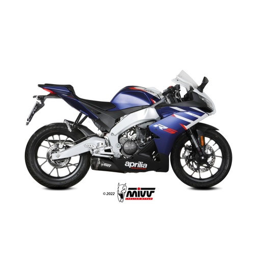 [MIVV] Escape Full system 1X1 Delta Race Black Aprilia RS 125 2021-24