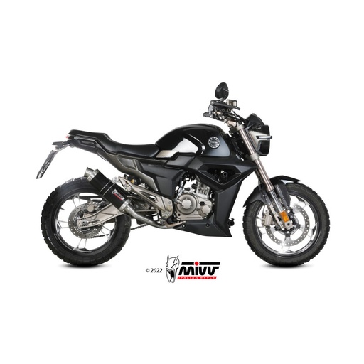 [MIVV] Escape system 1x1 GP Black Zontes ZT 125 G1 2021-24, U 2021-24
