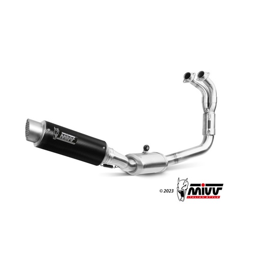 [MIVV] Escape system 2x1 GP Pro carbono Yamaha YZF R7 2022-24