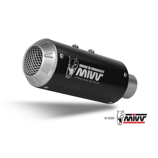 [MIVV] Escape system 1x1 MK3 Black Yamaha XSR 125 2022-24