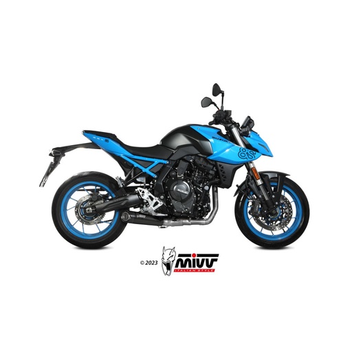 [MIVV] Escape system 2x1 X-M5 Black Suzuki GSX-8S 2022-25