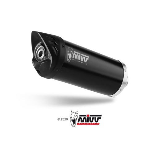 [MIVV] Escape Full system 1X1 Mover Black Yamaha Tricity 300 2021-24