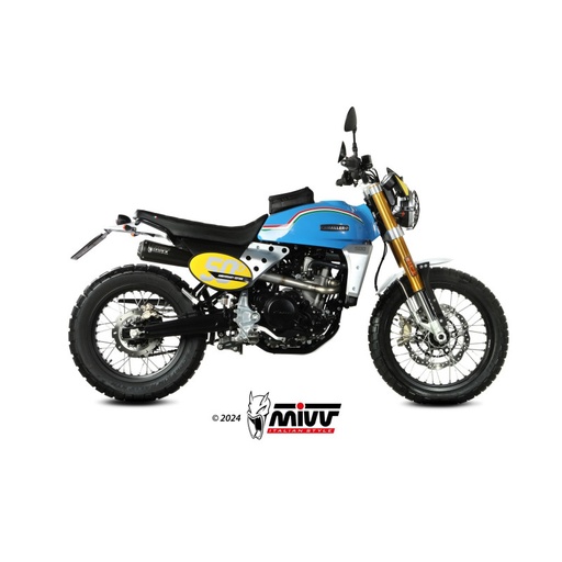 [MIVV] Escape Full System 1X1 X-M1 Black Fantic CABALLERO 500 2021-24