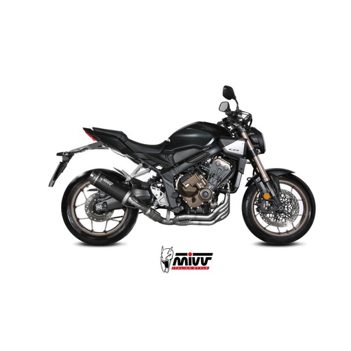 [MIVV] Escape Completo 4X2X1 AK-1 con tapa carbono Honda CB 650 24-25