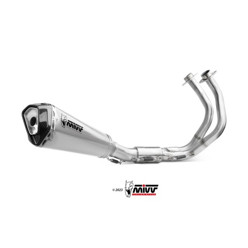[MIVV] Escape Completo 2x1 Delta Race St. Steel 2 sondas Kawasaki Ninja 650 / Z 650 2024-26