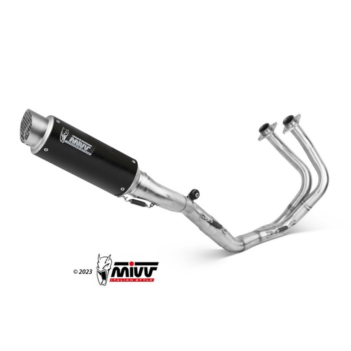 [MIVV] Escape system 2X1 GP Pro carbono Kawasaki Ninja 650 17-23, Z650 17-23