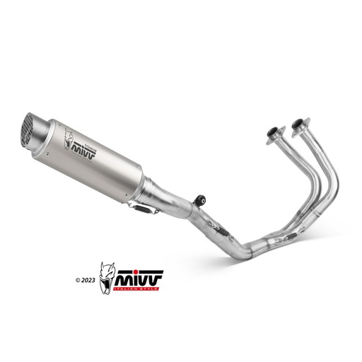 [MIVV] Escape system 2X1 GP Pro Titan Kawasaki Ninja 650 17-23, Z650 17-23