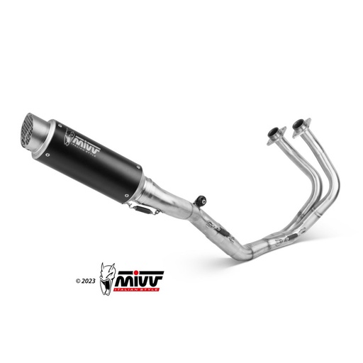 [MIVV] Escape system 2X1 GP Pro Black Kawasaki Ninja 650 17-23, Z650 17-23