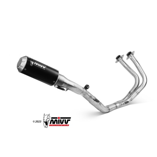 [MIVV] Escape system 2X1 MK3 Black Kawasaki Ninja 650 17-23, Z650 17-23