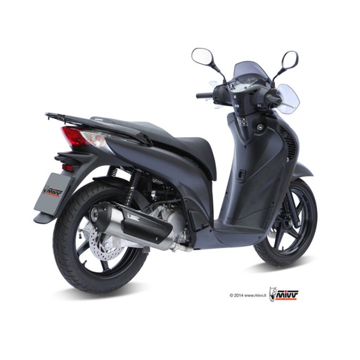 [MIVV] Escape system 1X1 Urban Steel Honda PS 125/150 2006-12, Honda SH 125/150 2002-12