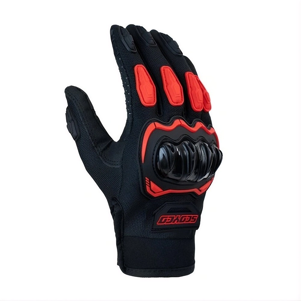 [SCOYCO] Guantes Spring Summer Negro Rojo S