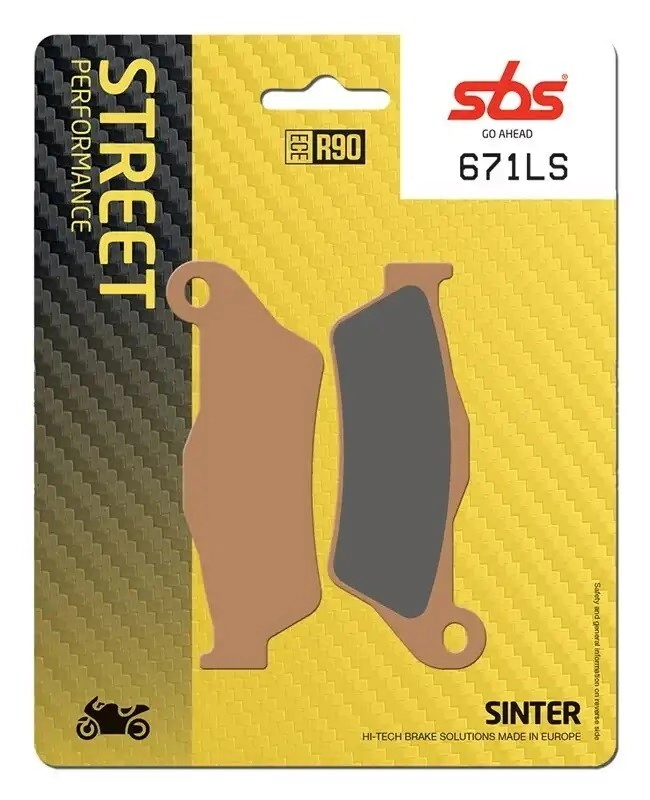 [SBS] Kit de Pastillas de freno 671- | FA181/245/643 | (Street) (Sinterizada) (Trasero) MT NK Multistrada KTM ADV