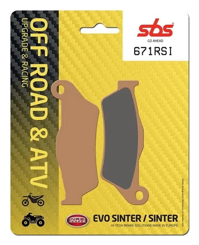 [SBS] Kit de Pastillas de freno Racing 671-OFF | FA181/245/643 | (Sinterizada) (Delantero) KTM HUSQ Gas EXC / MX