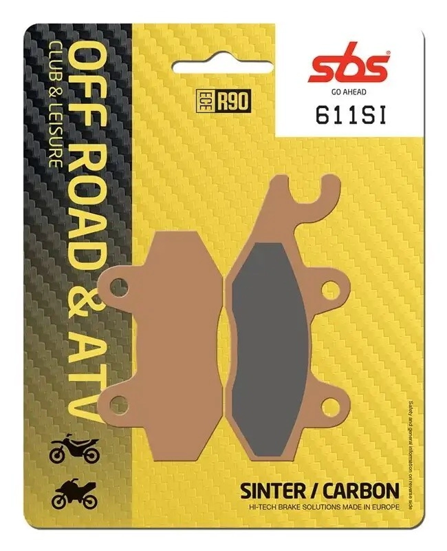 [SBS] Kit de Pastillas de freno 611-OFF | FA135/202/214/228 | (Sinterizada) (Delantero) YZ RM KLX Commander