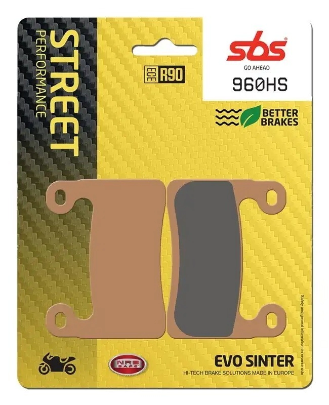 [SBS] Kit de Pastillas de freno 960- | FA724 | (Street) (Sinterizada) (Delantero) BMW GS 1250 19-23, GS Adventure 1250 19-24, Nine T 1000 2022, R 1250R 1250 19-24, RS 1250 19-24, RT 1250 19-24, S XR 1000 15-26… (1 modelo)