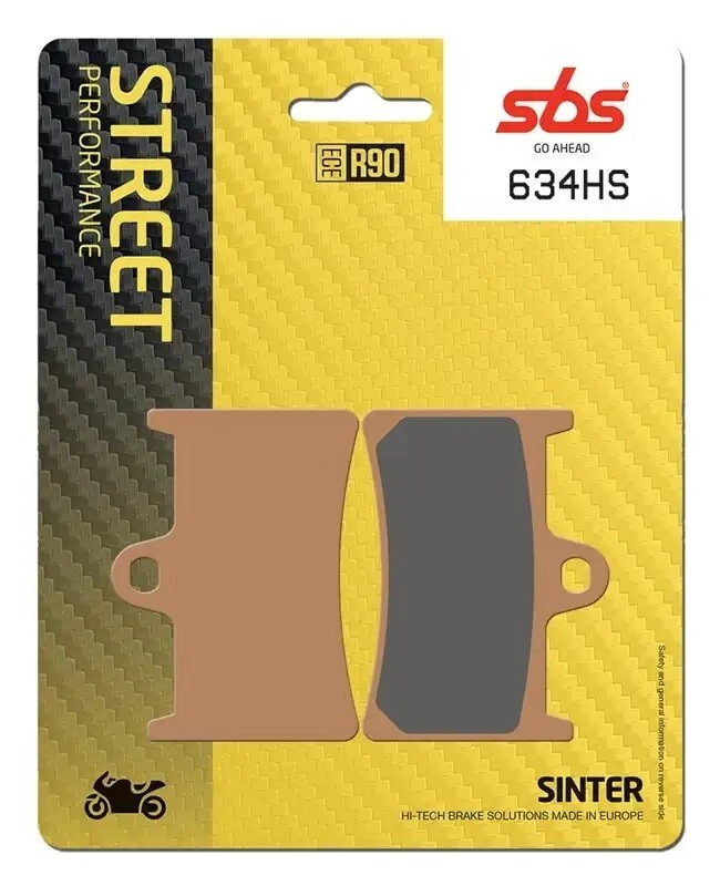 [SBS] Kit de Pastillas de freno 634- | FA252/380HH | (Street) (Sinterizada) (Delantero) Yamaha FZ / MT / R