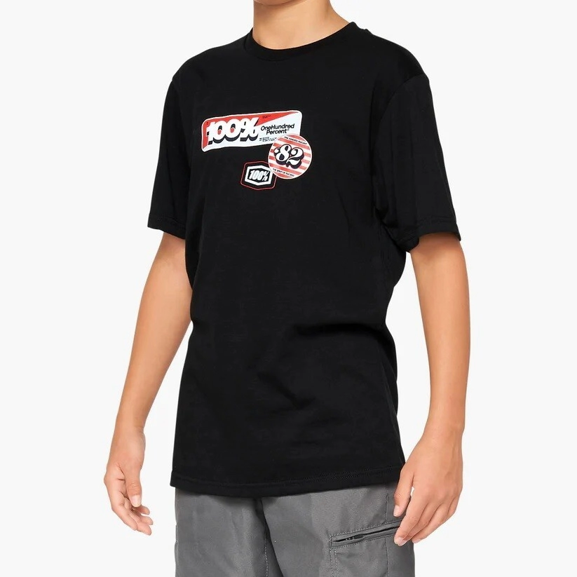 [100%] Remera [Stamps Youth T-Shirt] Talle S [Color: Negro]