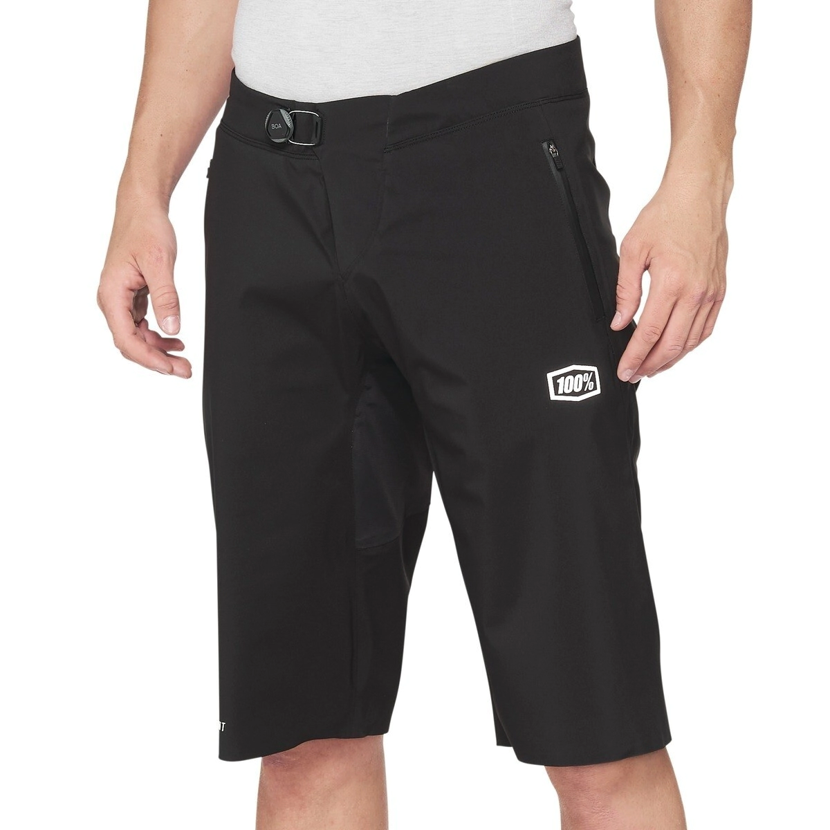 [100%] Pantalones Talle:48 EU- 30 [Color: Negro] Short Hydromatic