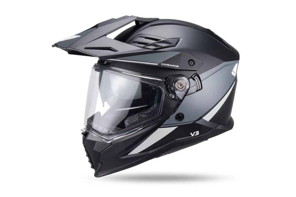 [UFO] Casco Cosmos Tourer Crossover Talle:XL Negro Gris