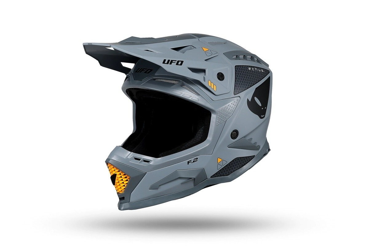 [UFO] Cascos Talle:XL Echus Gris Naranja