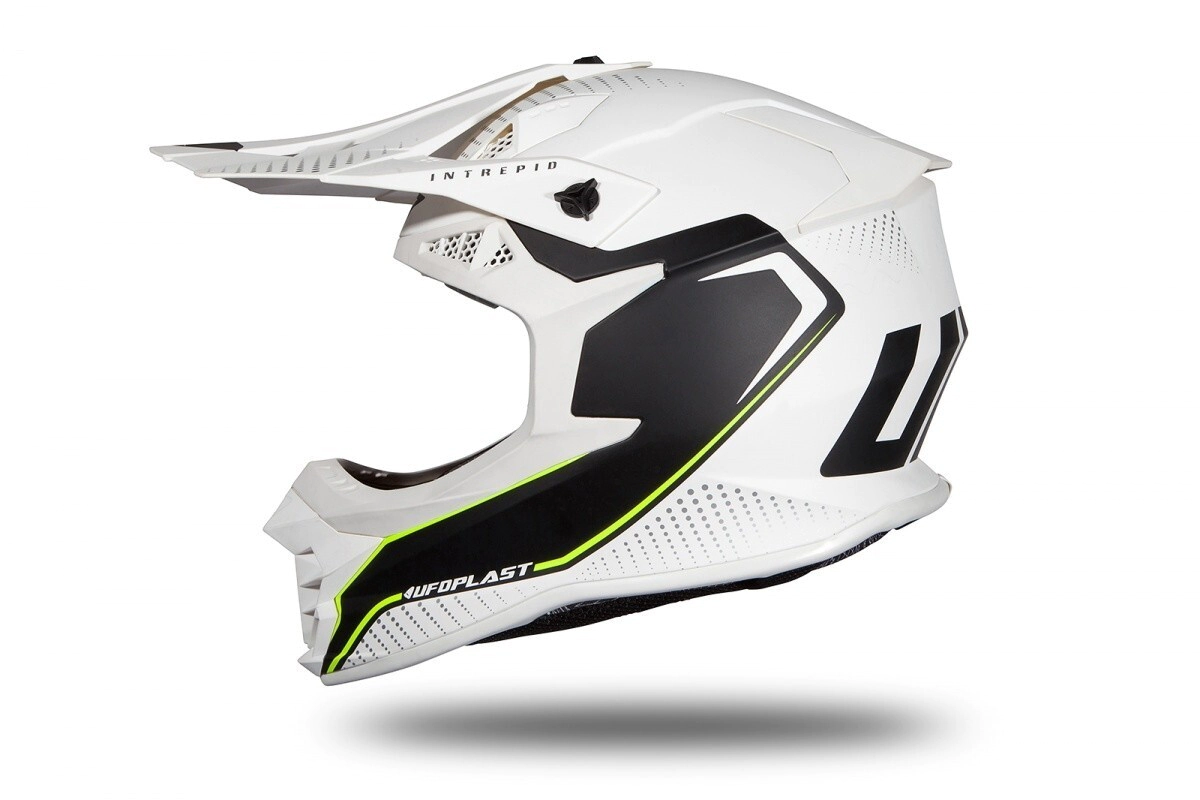 [UFO] Cascos Talle:M Intrepid Blanco Mate Motocross