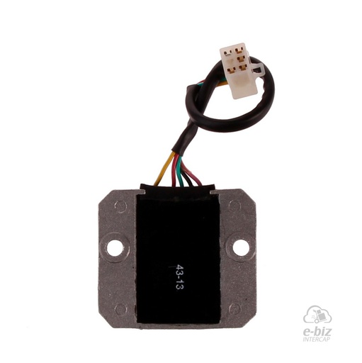 [Pietcard Electronica] Regulador de voltaje [CC] [12V] [6A] 1201 Reemplaza 1056 Hipster Spike Appia Brezza 150 13-24 || Kymco 125 Sector