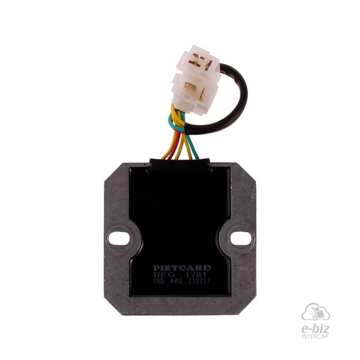 [Pietcard Electronica] Regulador de voltaje Trifásico [CC] [12V] [20A] 1281 Gilera CANNIBAL 250 CUADRICICLO-Guerrero MAPUCHE 200GFT S-Beta EURO 300