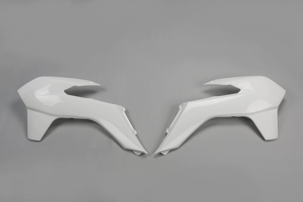 [UFO] Jgo de aletas de tanque [Color: BLANCO] SX/EXC 13-16 KTM E-XC 125 2016, EXC 125-200-250-300-450-500 13-16, EXC-F 250-350 13-16, SX 50-65-85-105-125-150-200-250 13-16, SX-F 250-350-450 13-16, Freeride E-SX 13-16, Freeride E-XC 13-16