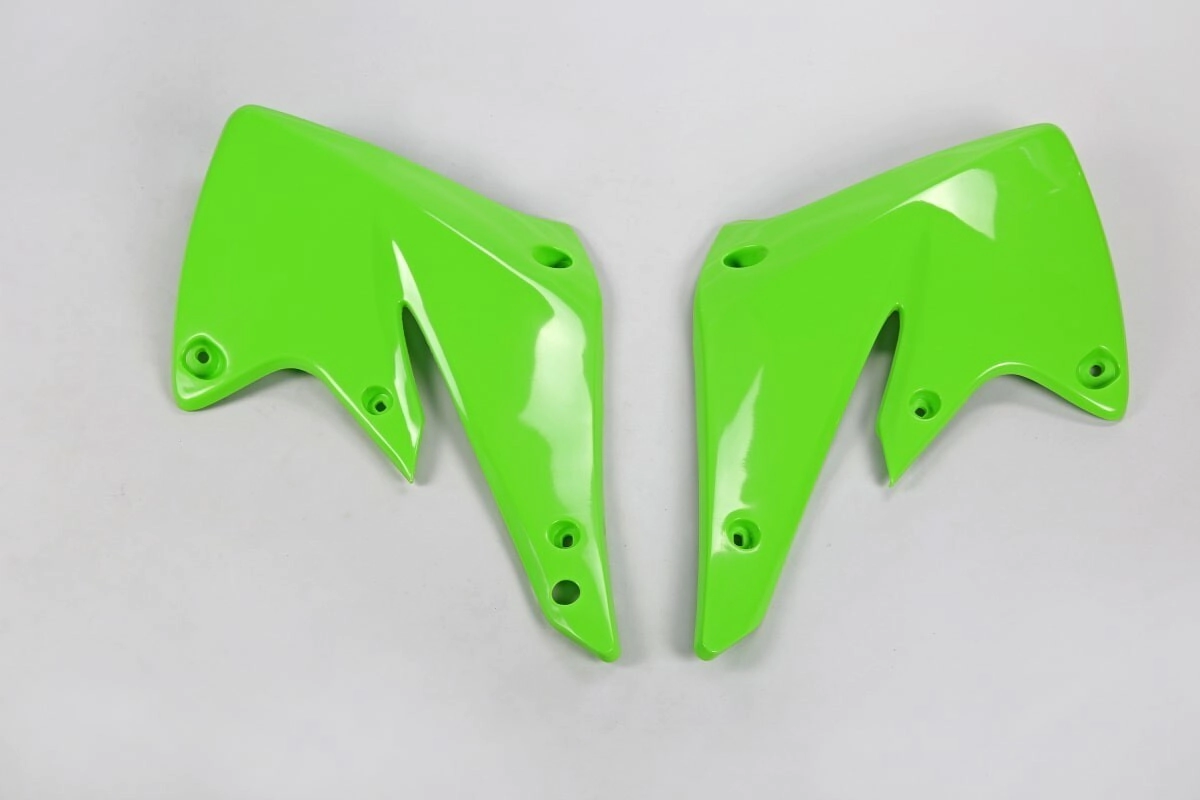 [UFO] Jgo de aletas de tanque [Color: VERDE] KXF 250 04-05 Kawasaki KXF 250 04-05