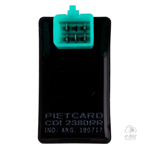 [Pietcard Electronica] CDI alimentacion a Magneto. 2380RR Chinas Hasta 200CC 1T. 5 Pines Cuadrados Cerro BIX 110 05-24 || Gilera Smash 110 20-23 || Honda Biz 100 00-12 || Motomel Max 110 2022 || Zanella DUE 110 05-24, Hot 90 05-24