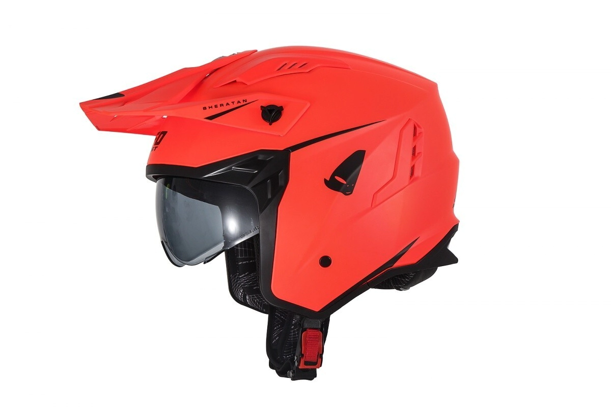 [UFO] Cascos Talle:S Sheratan Cross JET Naranja Neon