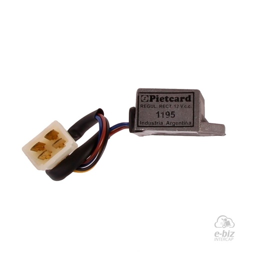 [Pietcard Electronica] Regulador de voltaje [CA+CC] [12V] 1195 Bajaj 100 4S
