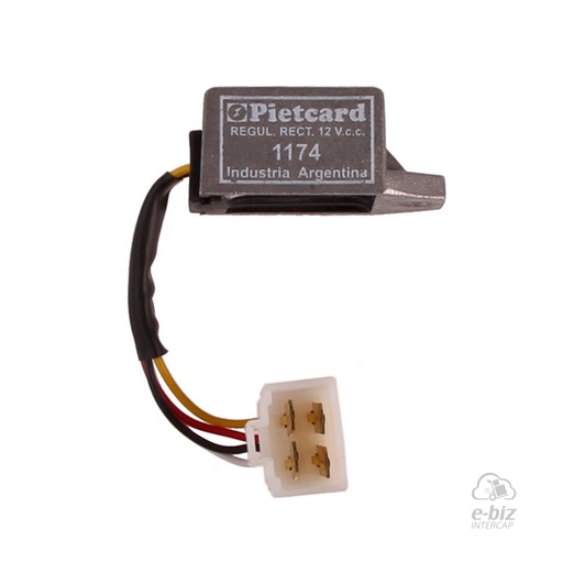 [Pietcard Electronica] Regulador de voltaje [CA+CC] [12V] 1174 Mondial JET 100-FOX 100-CUATRICICLO FOX 100-PT 70