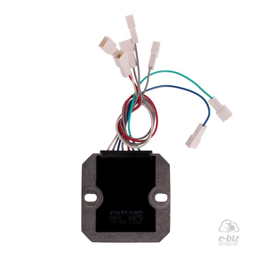 [Pietcard Electronica] Regulador de voltaje Trifásico [CC] [12V] [30A] 1075 2 EN 1 Alternador Tecn Mosfet Jawa 350 TWIN-STILE Y TS