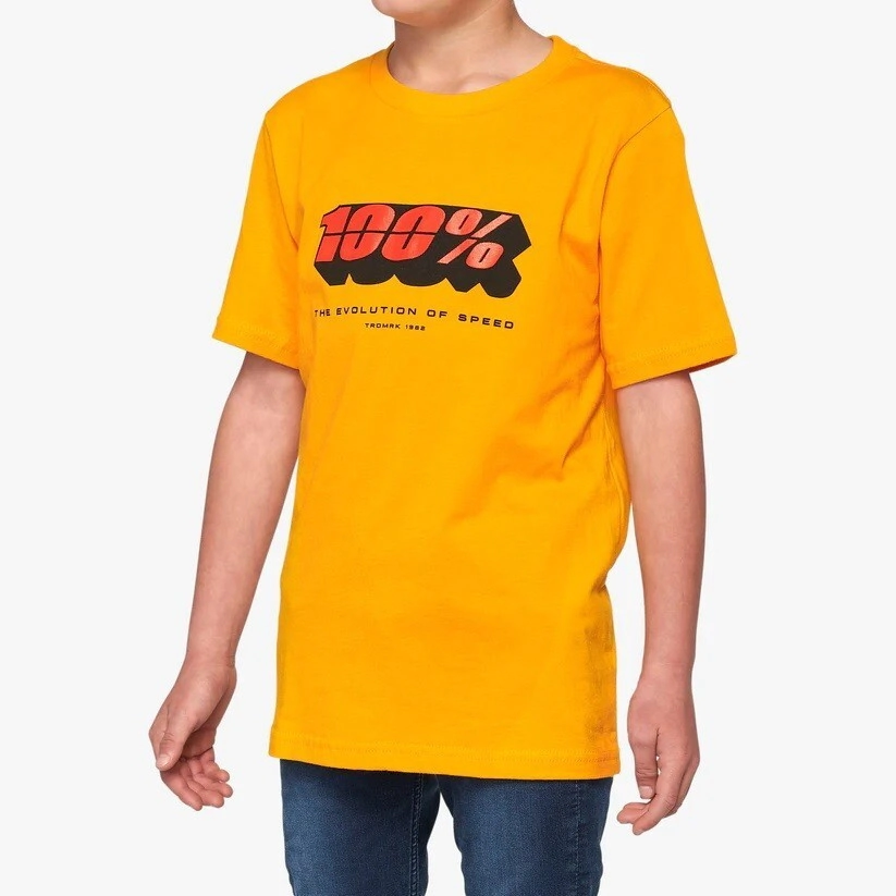 [100%] Remera [Jari Youth T-Shirt] Talle S [Color: Dorado]