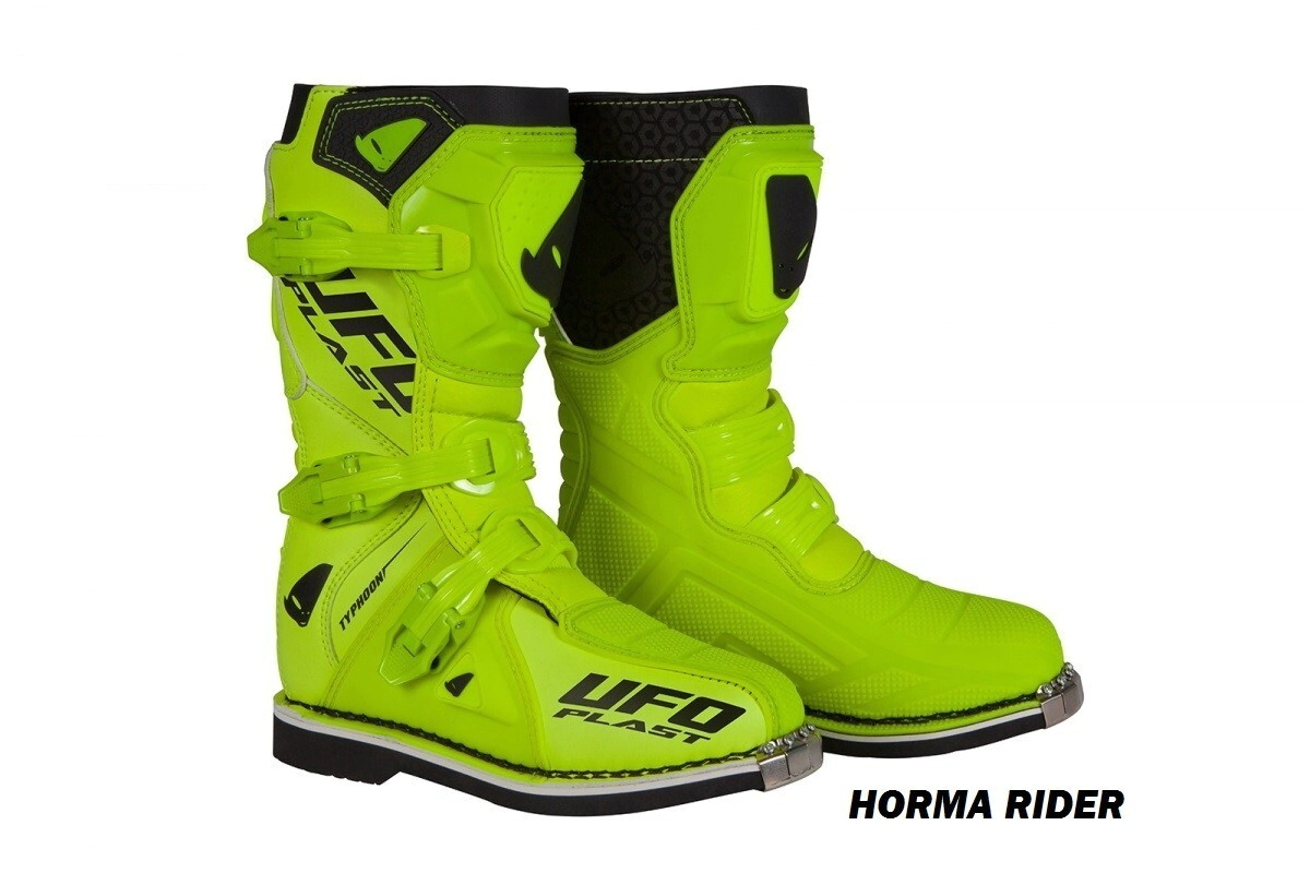 [UFO] Botas Typhoon Niño Offroad Amarillo Fluo 36
